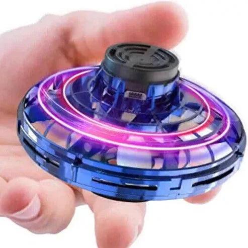 H07 Flying UFO Spinner Rechargeable LED Drone Ball | Hand-Controlled Boomerang Hover Toy for Kids & Adults