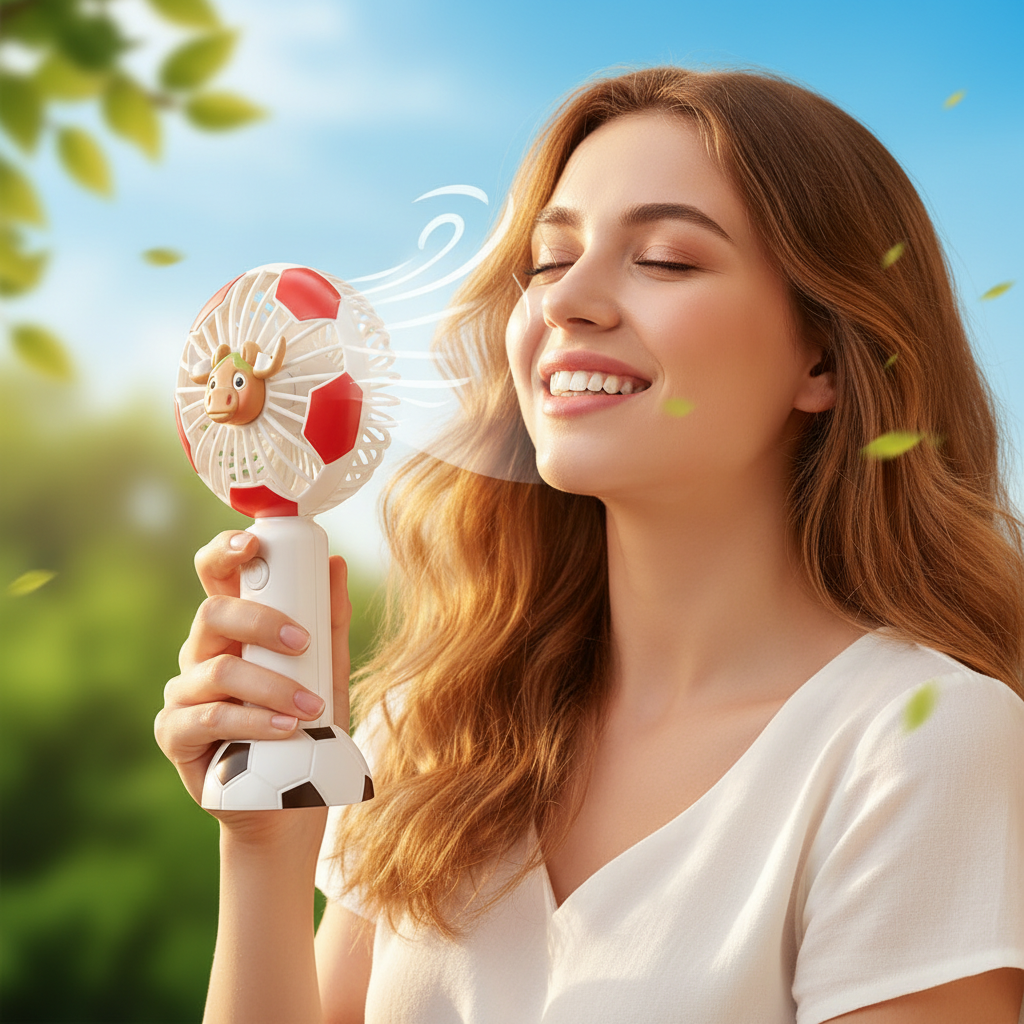 Portable Handheld Fan with Unique Design