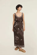 Linen Blend Ladies Nightwear Dress | Everyday Sleepwear