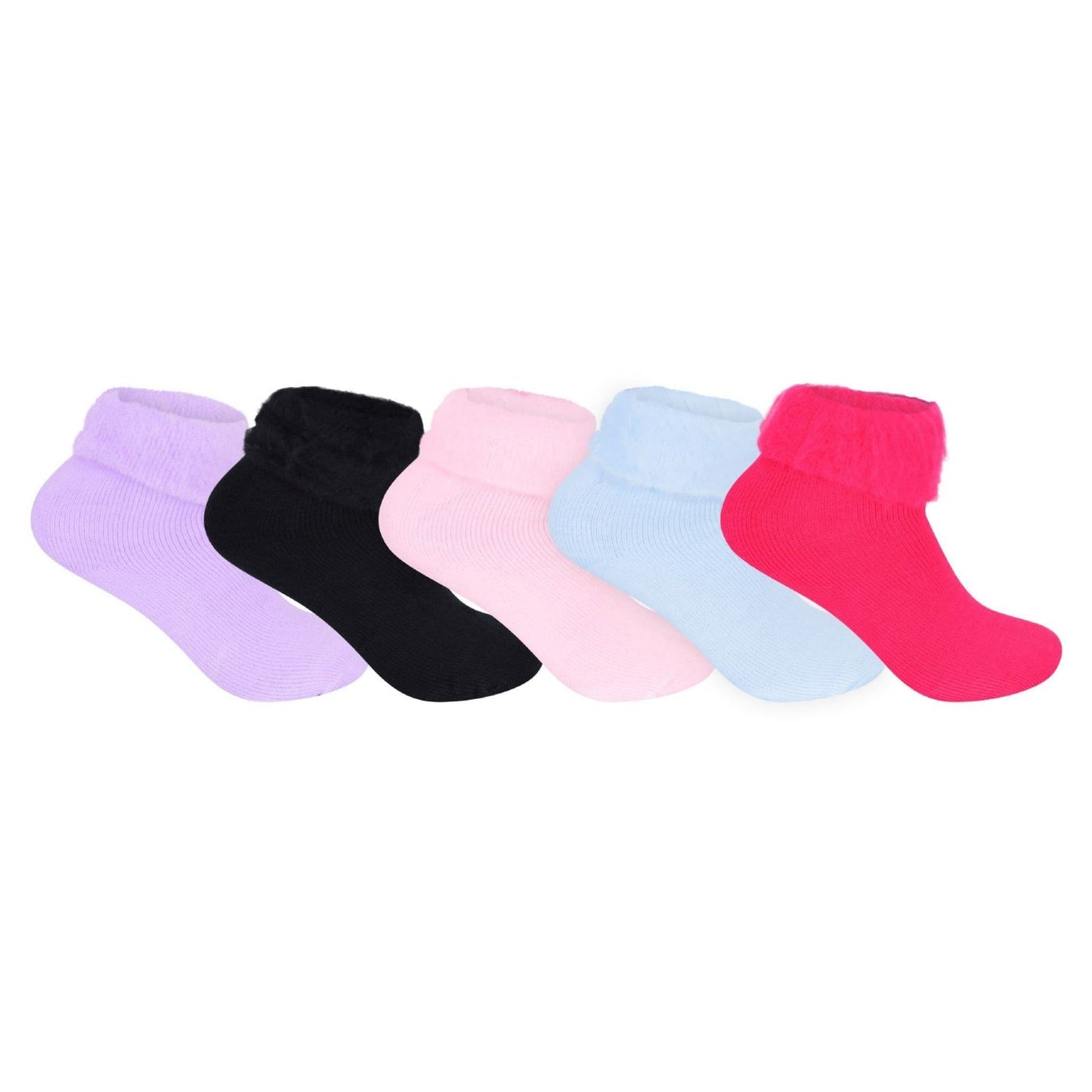Thermal Heat Fluffy Bed Socks – Ultra Soft & Warm ( pack of 4)