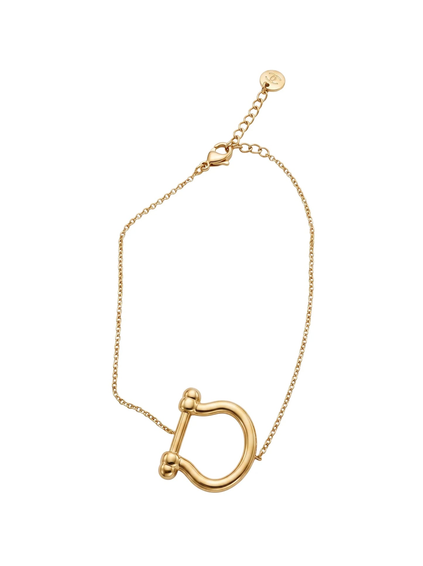 Minimalist D-Shackle Bracelet | Elegant Chain Jewelry