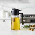 Leakproof Refillable 2-in-1 Oil Sprayer &amp; Pourable Bottle 18x10x8cm 249g