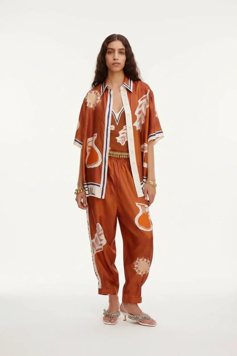Luxury Printed Co-Ord Set | Relaxed Fit Women’s Two-Piece Outfit