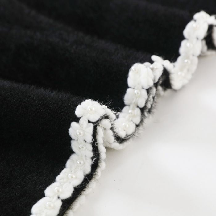 Floral Pearl Embellishments Soft Cardigan