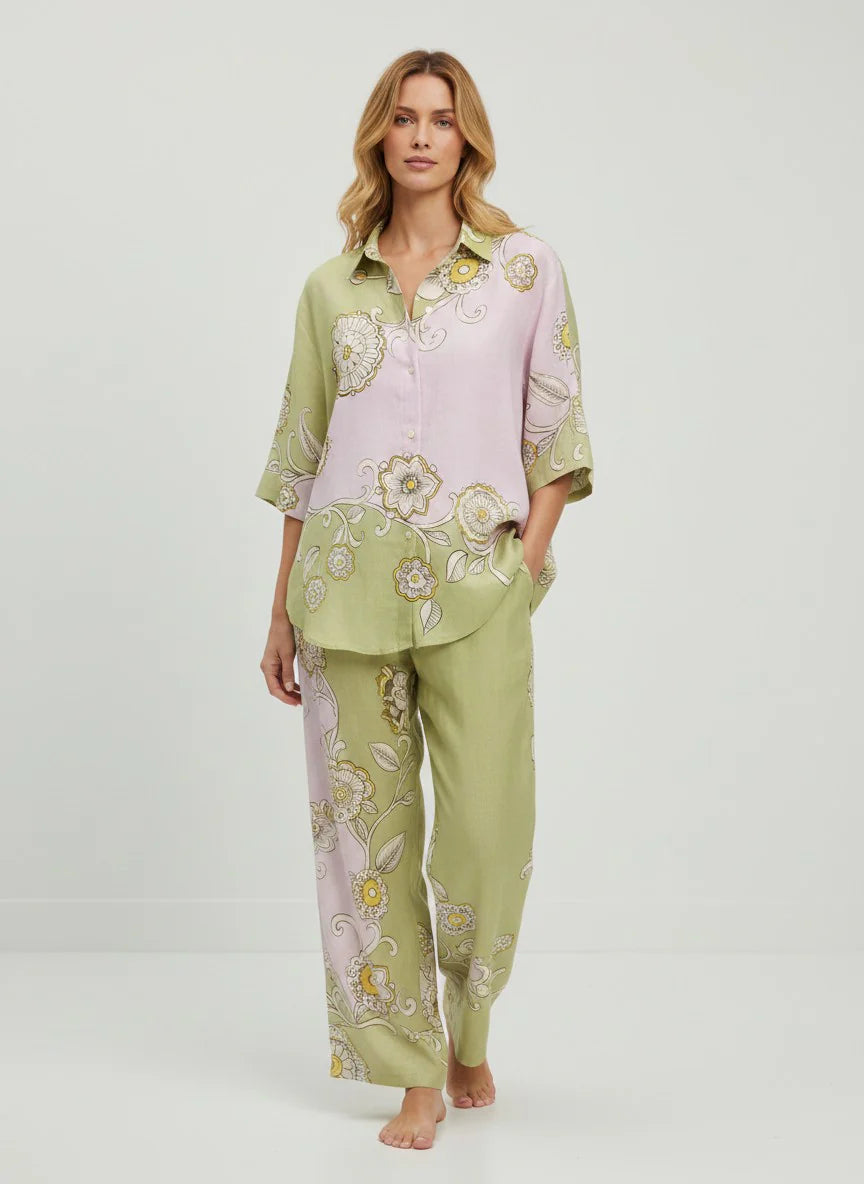 Luxury Printed Co-Ord Set | Relaxed Fit Women’s Two-Piece Outfit