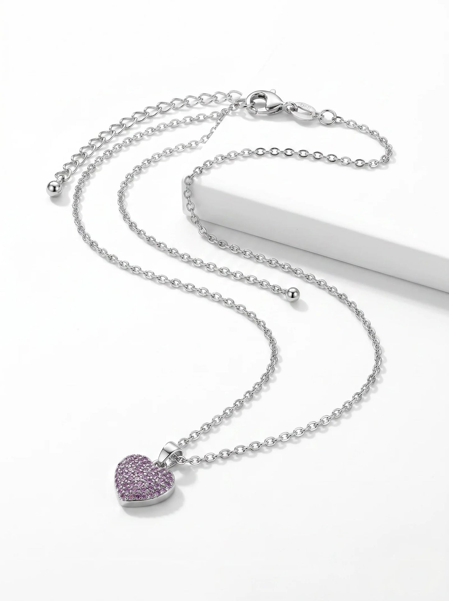 Cute Y2K Sparkling Heart Locket Necklace – Rhinestone Pendant Chain ✨