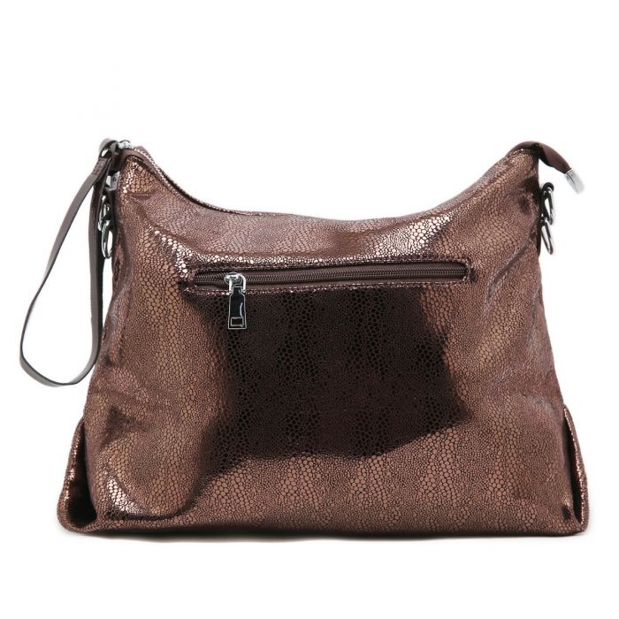 Metallic Jewels Encrusted Hobo Bag | Women’s Sparkly Shoulder Handbag | Party Evening Fashion Tote