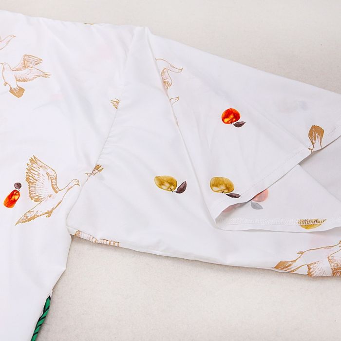 Women’s Printed Kimono Robe – Lightweight Boho Floral Cardigan Cover-Up in Elegant Design