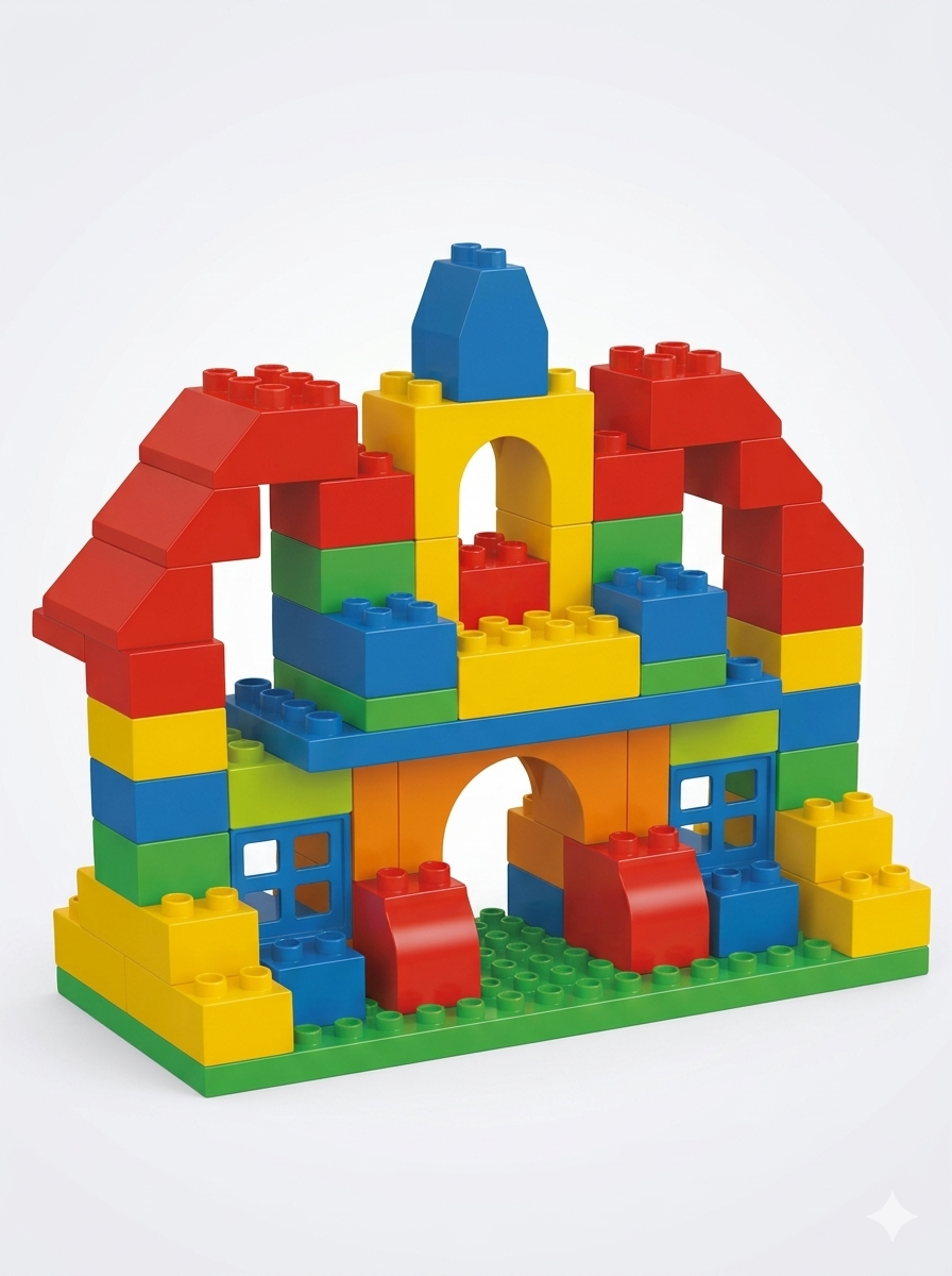 Kids Building Blocks Toy Set | Educational Construction Blocks | Creative Learning Bricks | Boys & Girls Gift