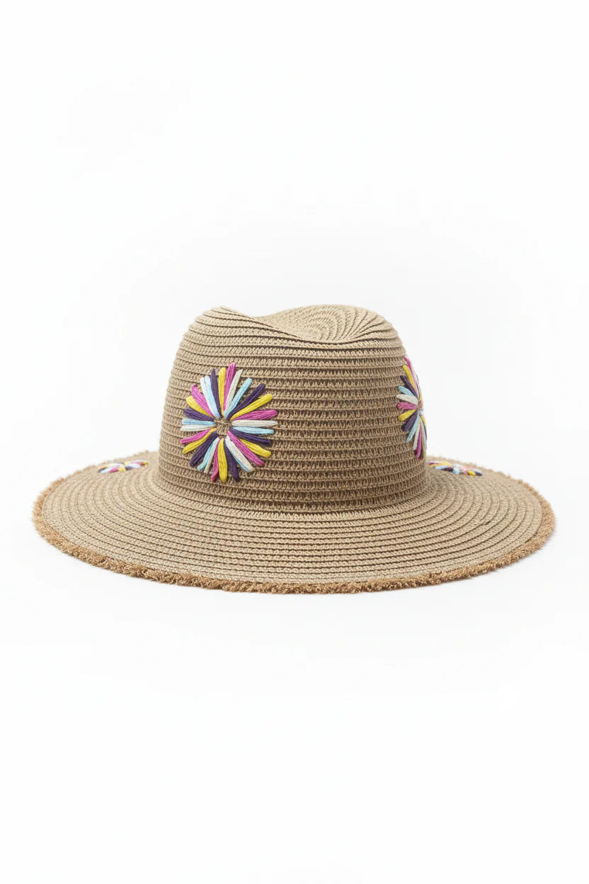 Women’s 100% Paper Straw Sun Hat | Wide Brim Summer Beach Hat