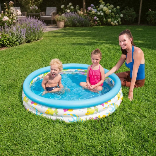 Bestway Coral Kids Garden Summer Outdoor Inflatable Paddling Pool 1.22m x 25cm – 48" x 10"