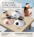 Portable Cooling Fan Sun Visor Hat – Hands-Free Summer Cap