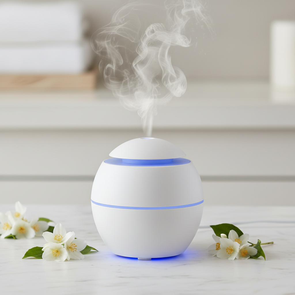 Bloome Aroma Vase Mist Diffuser with Soft Light 200ml Lavender & Jasmine
