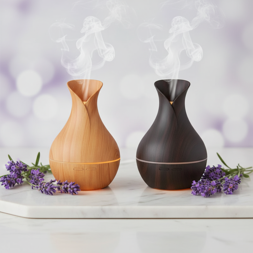 Bloome Aroma Vase Mist Diffuser with Soft Light 200ml Lavender & Jasmine
