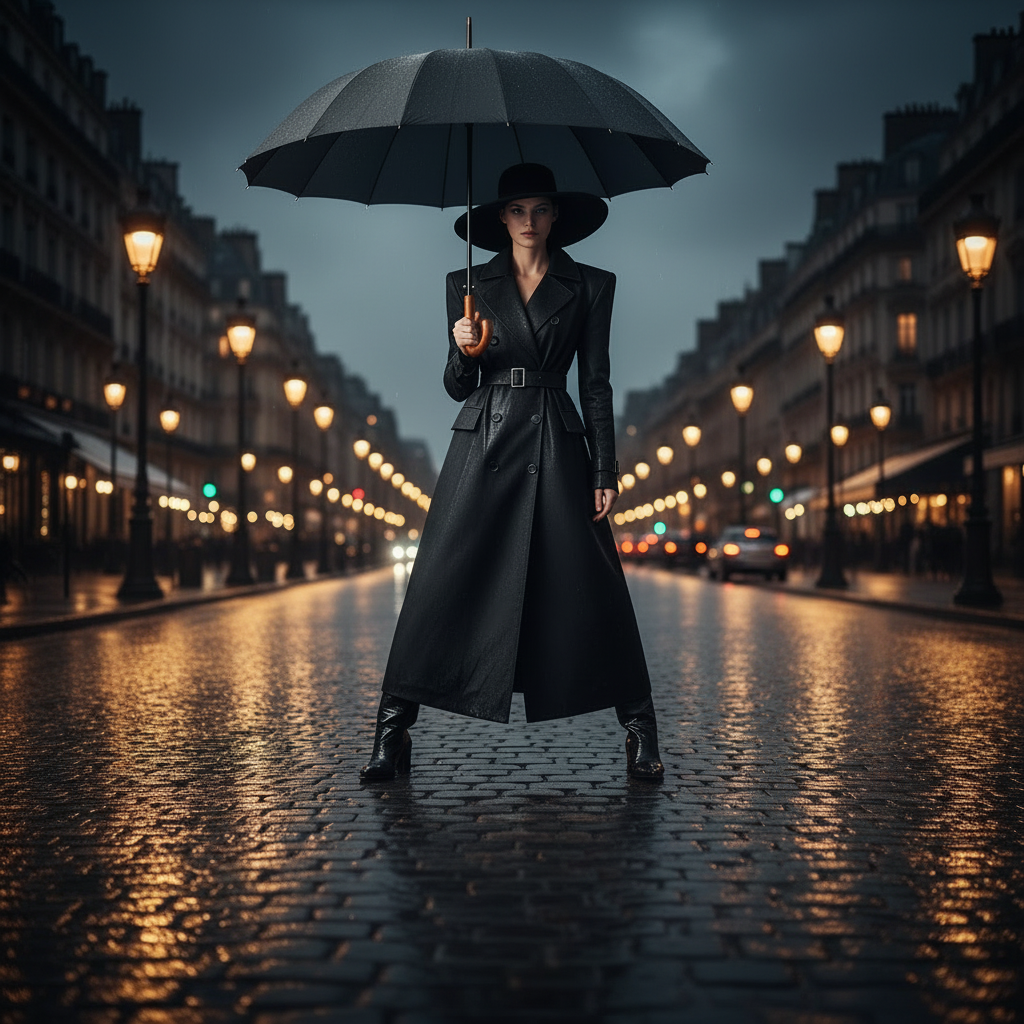 Premium Large Umbrella – 92 cm | Windproof & Durable Rain Protection