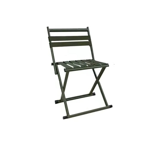 Foldable Metal Outdoor Camping Fishing Chair Stool 28 x 28 x 35 - 60 cm