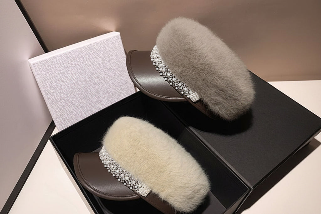 Baker Boy Hat with Pearl & Rhinestone Embellishment