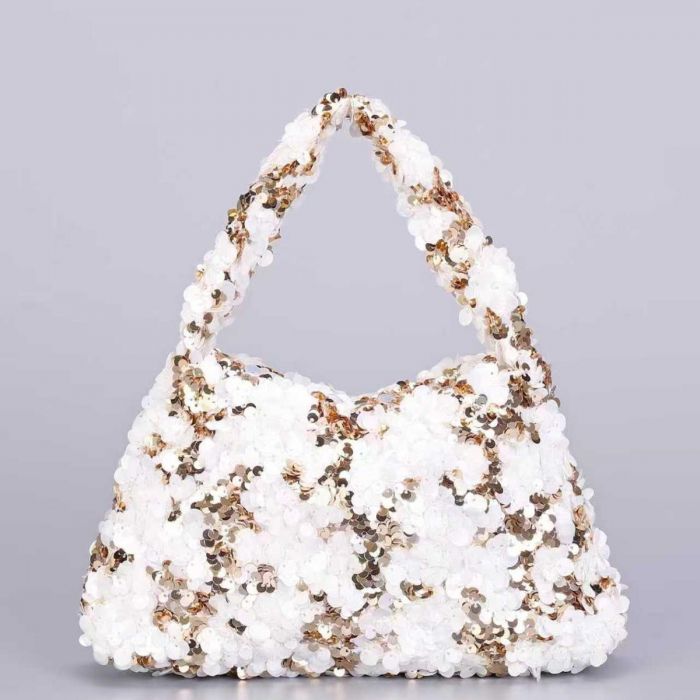 Sparkling Sequins Two Tone Mix Evening Bag
