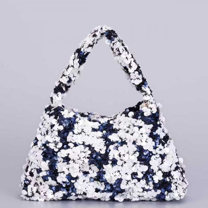 Sparkling Sequins Two Tone Mix Evening Bag