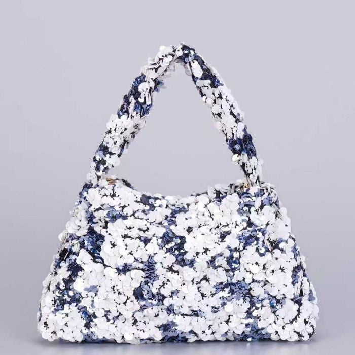 Sparkling Sequins Two Tone Mix Evening Bag
