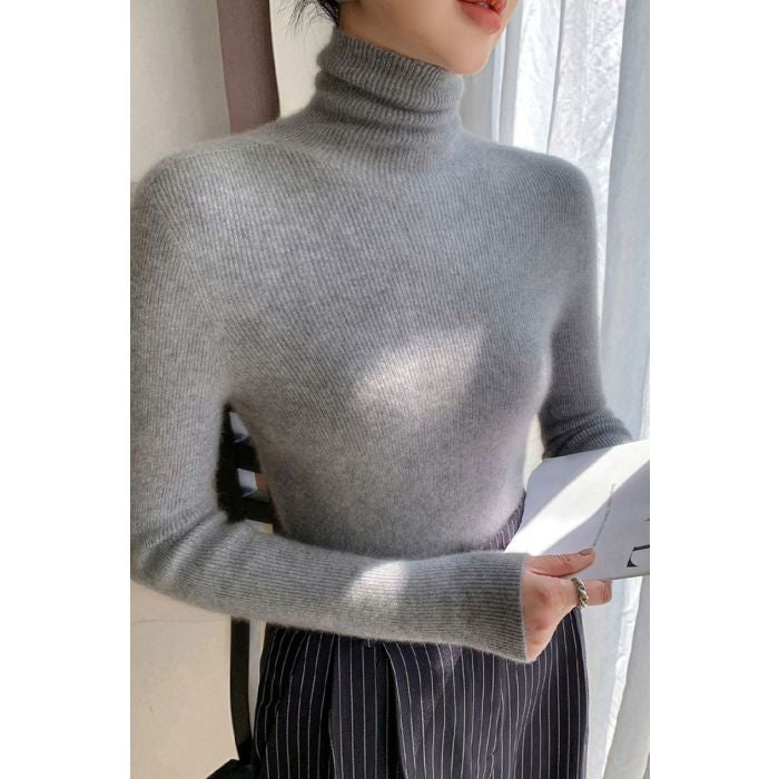 Soft Knit Turtleneck Sweater