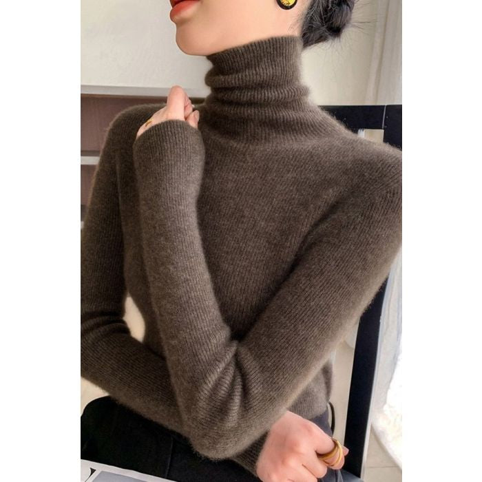 Soft Knit Turtleneck Sweater