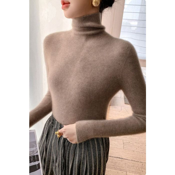 Soft Knit Turtleneck Sweater