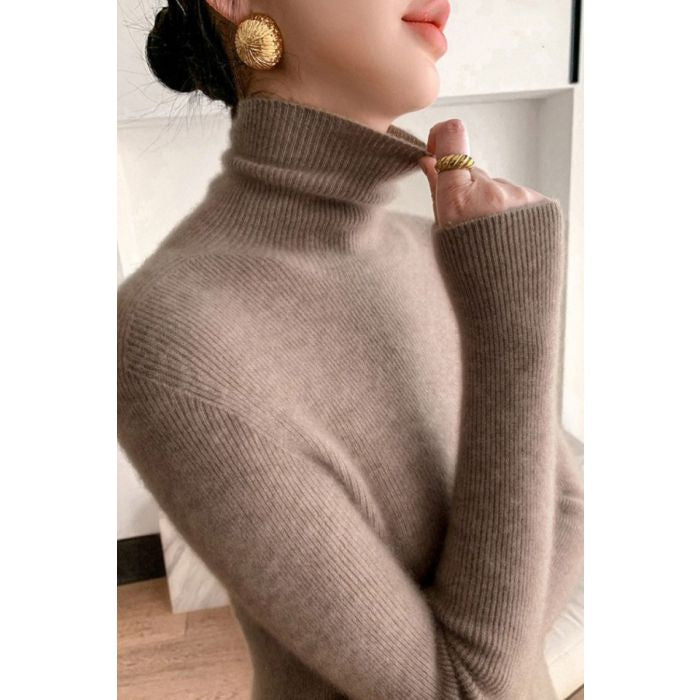 Soft Knit Turtleneck Sweater