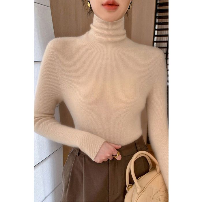 Soft Knit Turtleneck Sweater