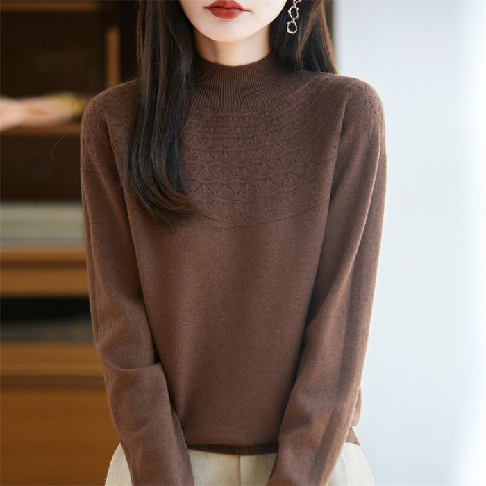 Soft Long Sleeve Textured Sweater