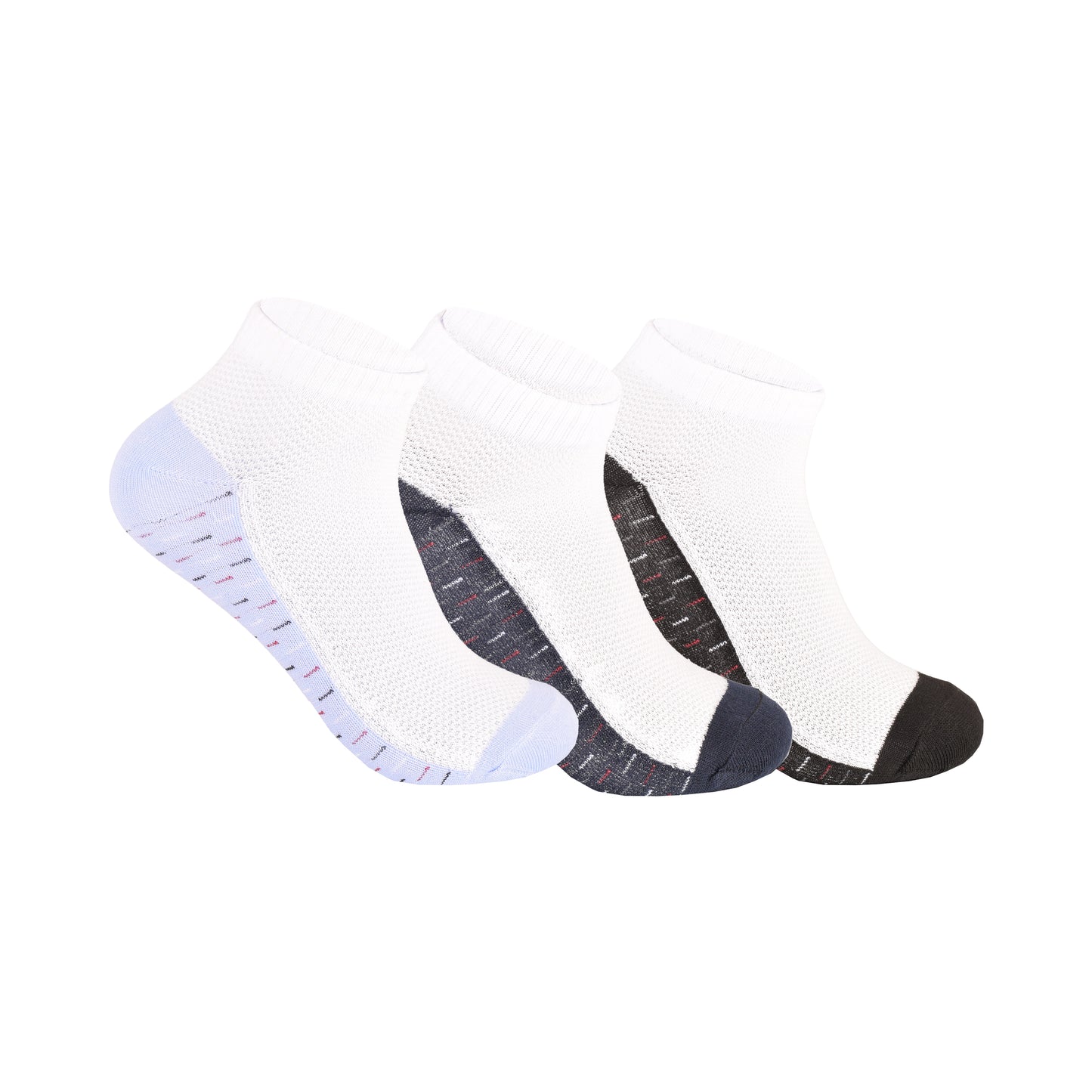 Men’s Mesh Top Plain Trainer Socks – Breathable Everyday Comfort (pack of 6)