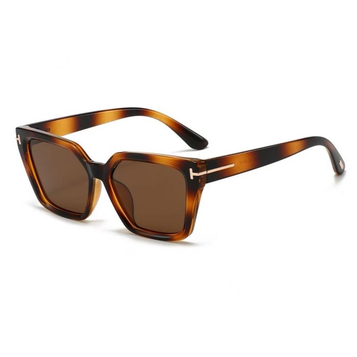 Cat Eye Sunglasses with Tortoiseshell Arms